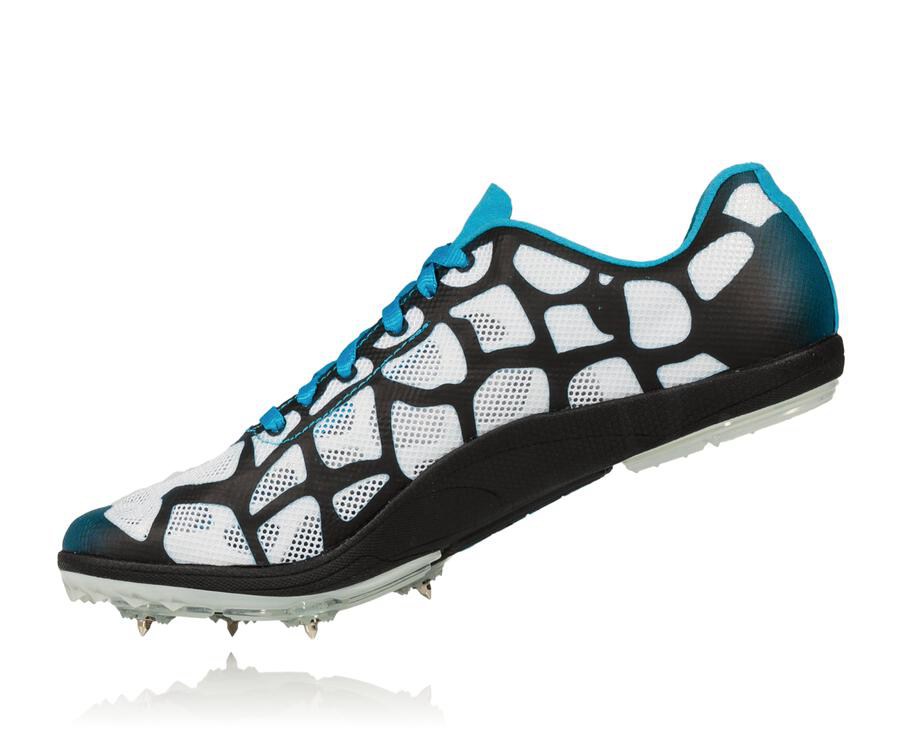 Spikes Atletismo Hoka One One Hombre Blancos/Azules - Rocket X - KRCV40586